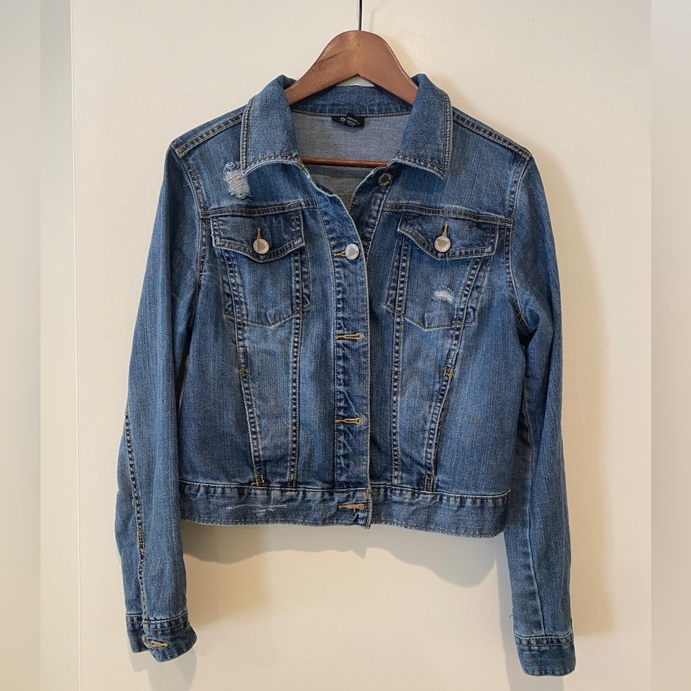 Distressed Jean Jacket